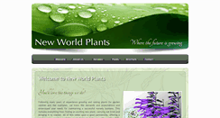 Desktop Screenshot of new-worldplants.com