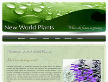 Tablet Screenshot of new-worldplants.com
